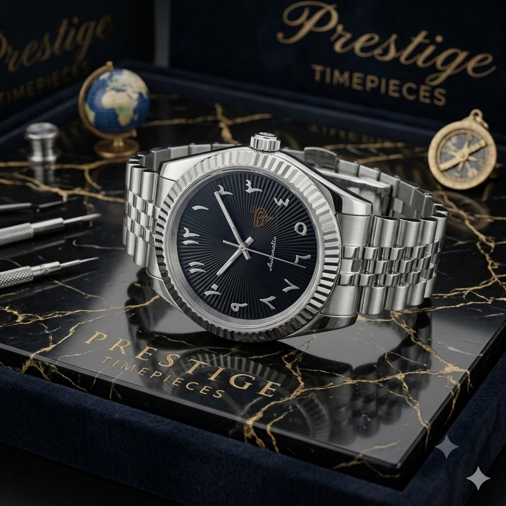 PRESTIGE - CLASSIC DATE BLACK TEXTURED
