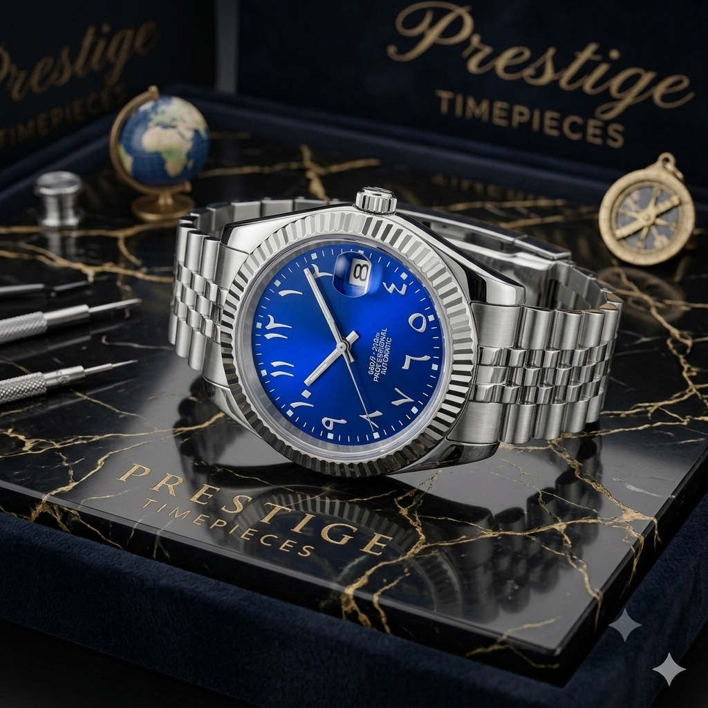 PRESTIGE - CLASSIC DATE BLUE ARABIC