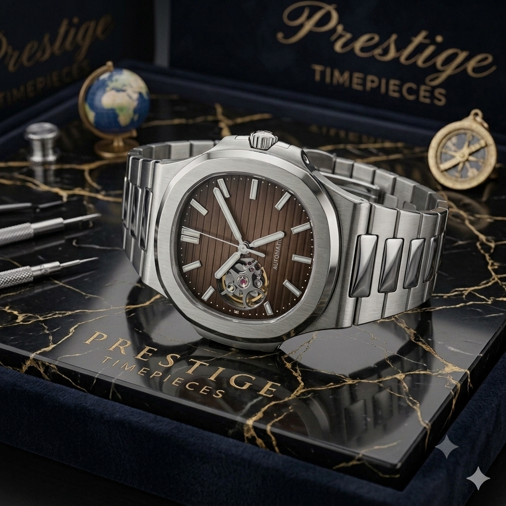 PRESTIGE - NAUTIC OPEN HEART BROWN