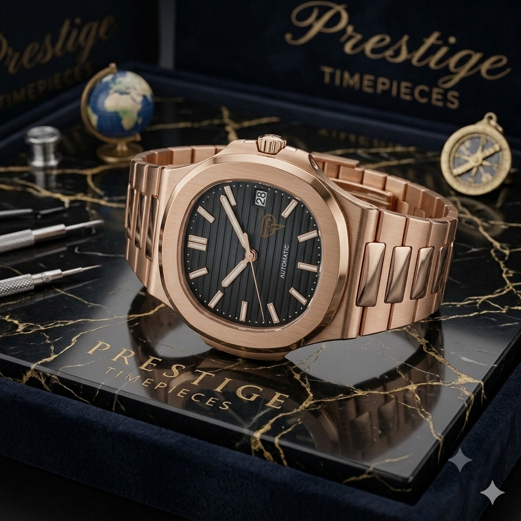 PRESTIGE - NAUTIC ROSE GOLD BLACK
