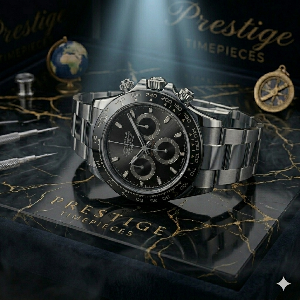PRESTIGE - CHRONO PANDA BLACK
