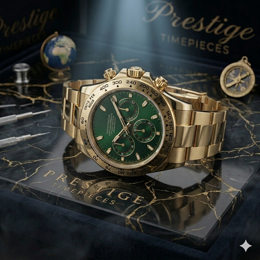 PRESTIGE - CHRONO GREEN-GOLD