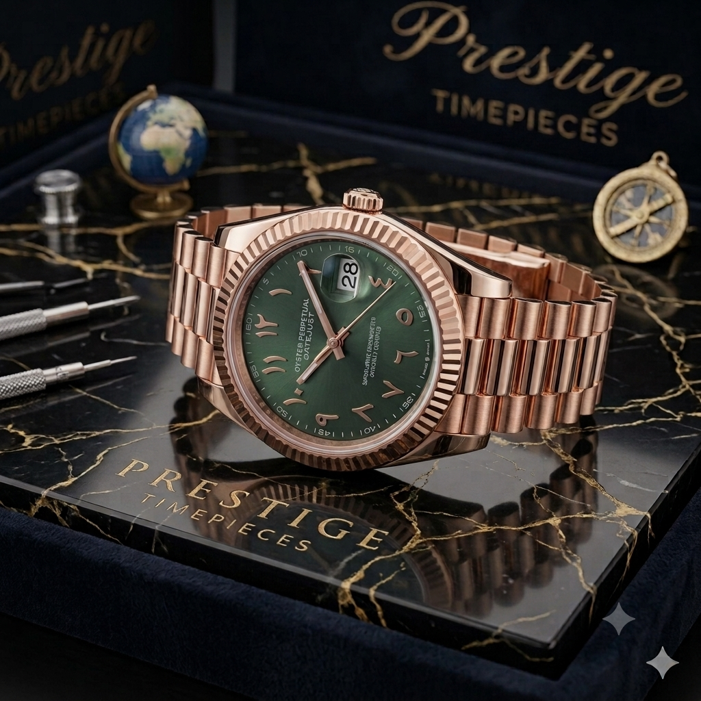 PRESTIGE - CLASSIC DATE ROSE GOLD OLIVE