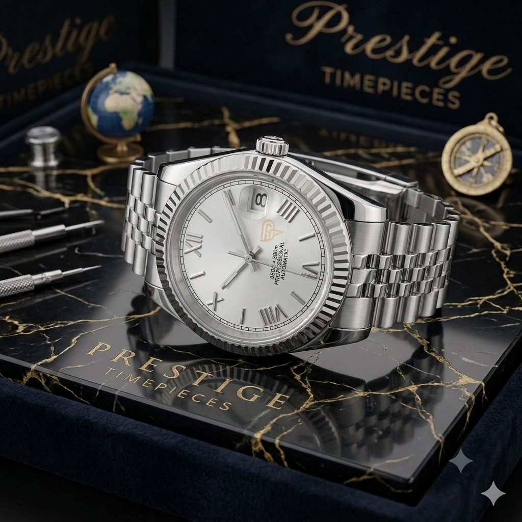PRESTIGE - CLASSIC DATE SILVER ROMAN