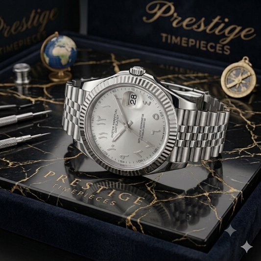 PRESTIGE - CLASSIC DATE TITANIUM ARABIC
